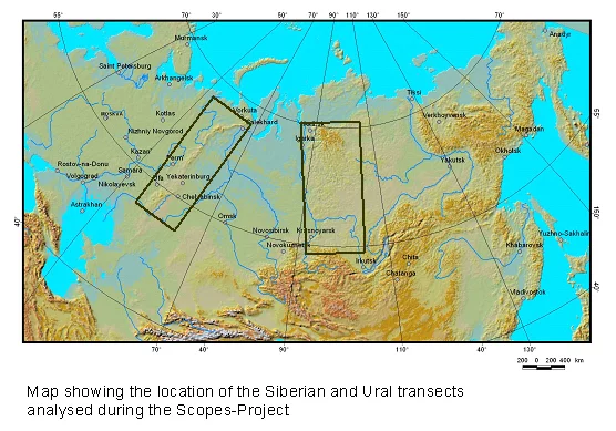Study area in Russia