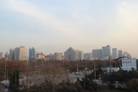 Same view during clear sky conditions. Images courtesy of Ru-Jin Huang