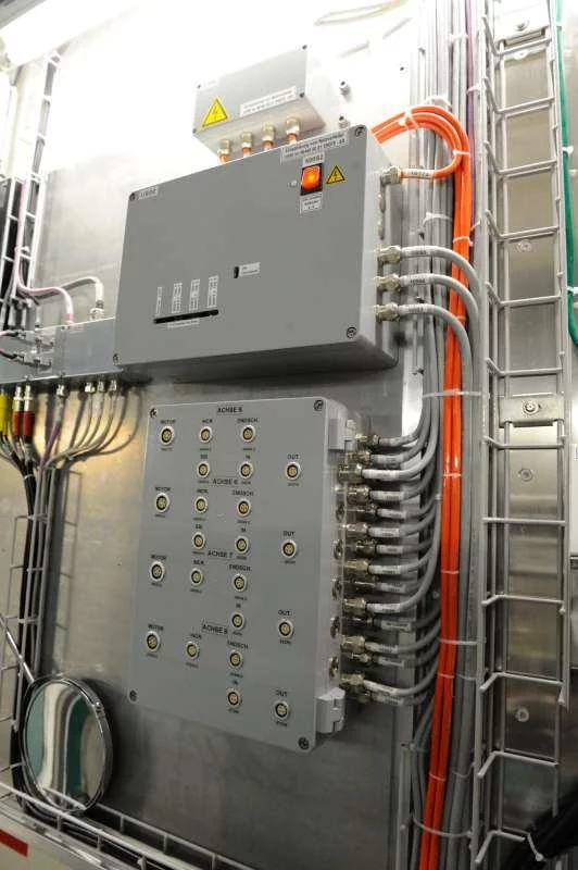 Junction box, one of our numerous examples to collect and spread signal and other electric cables from and to motors.