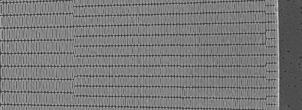 A Fresnel zone plate for high resolution imaging- D = 240 µm, dr = 8.8 nm
