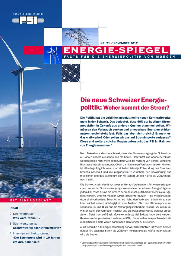 Titelbild Energie-Spiegel Nr.21