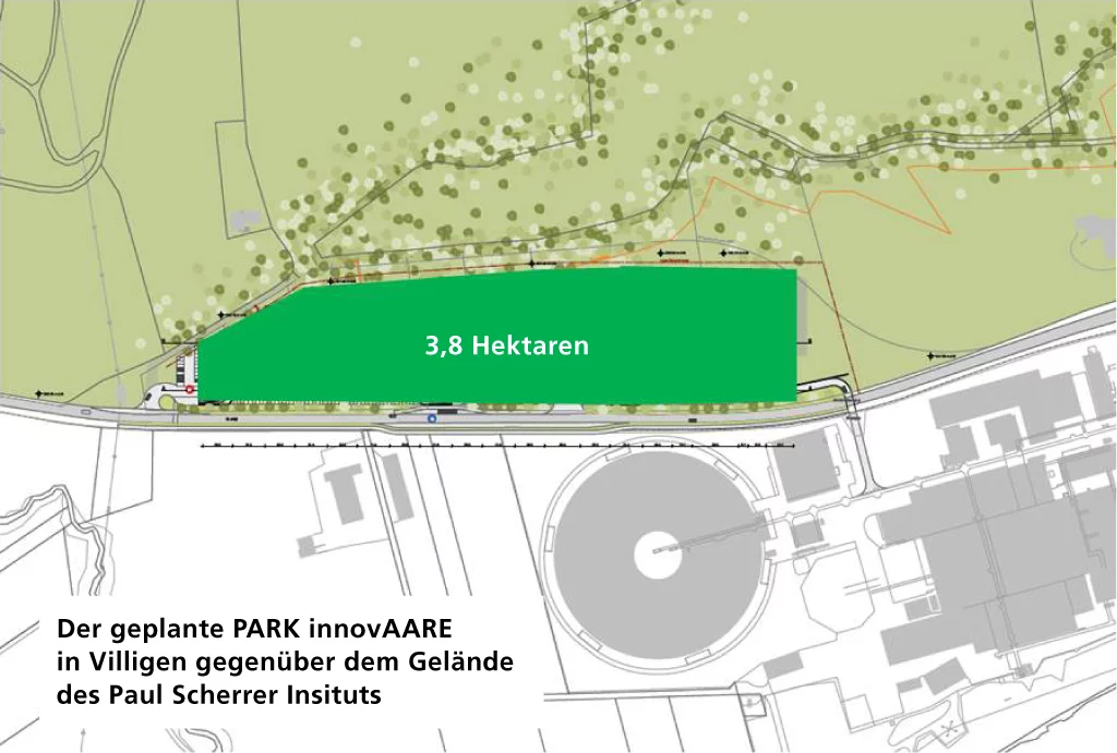 Der geplante Park innovAARE.