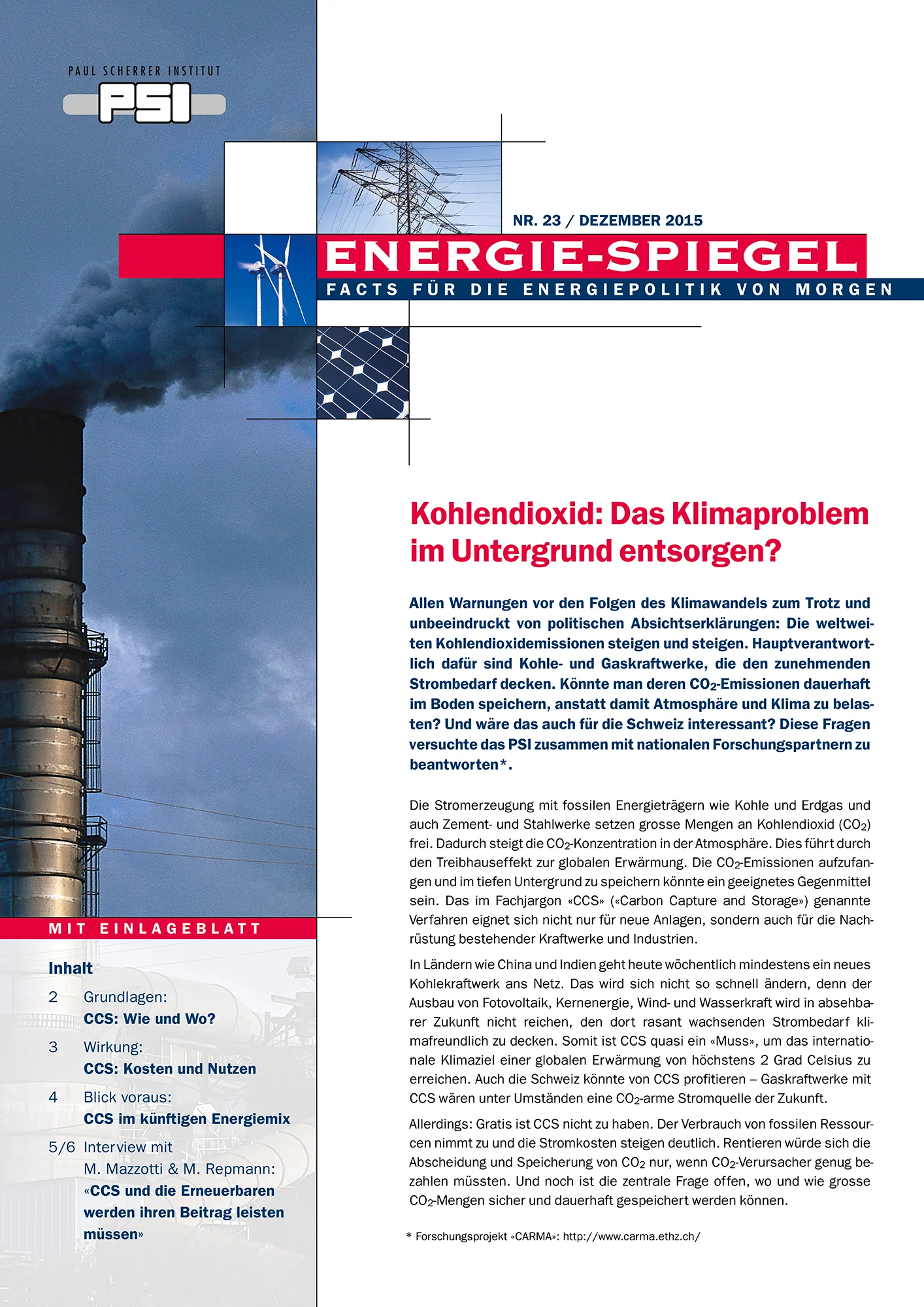 Titelbild Energie-Spiegel Nr. 23