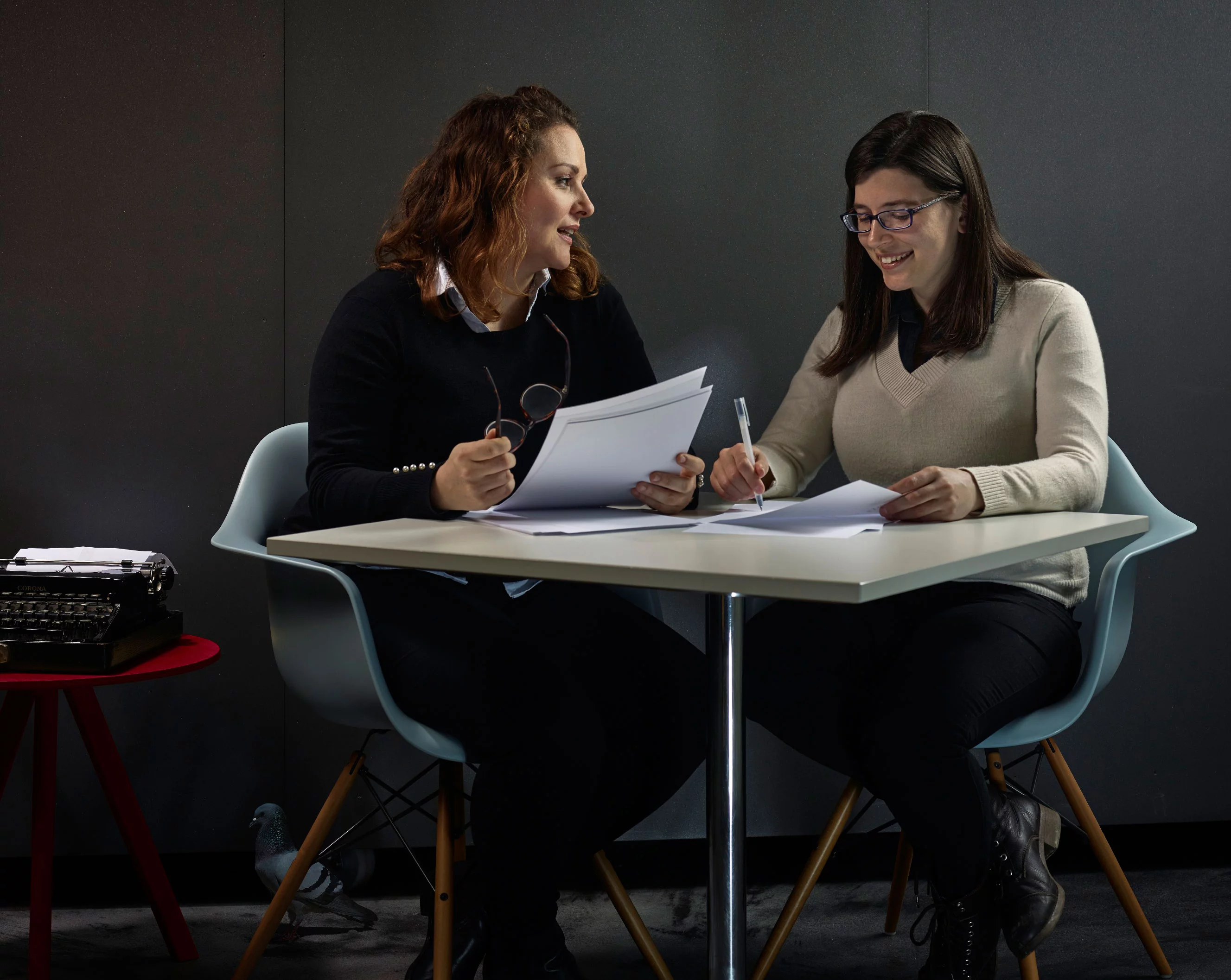 The screenplay authors: Giulia Mancini and Camila Bacellar (Photo: Scanderbeg Sauer Photography)