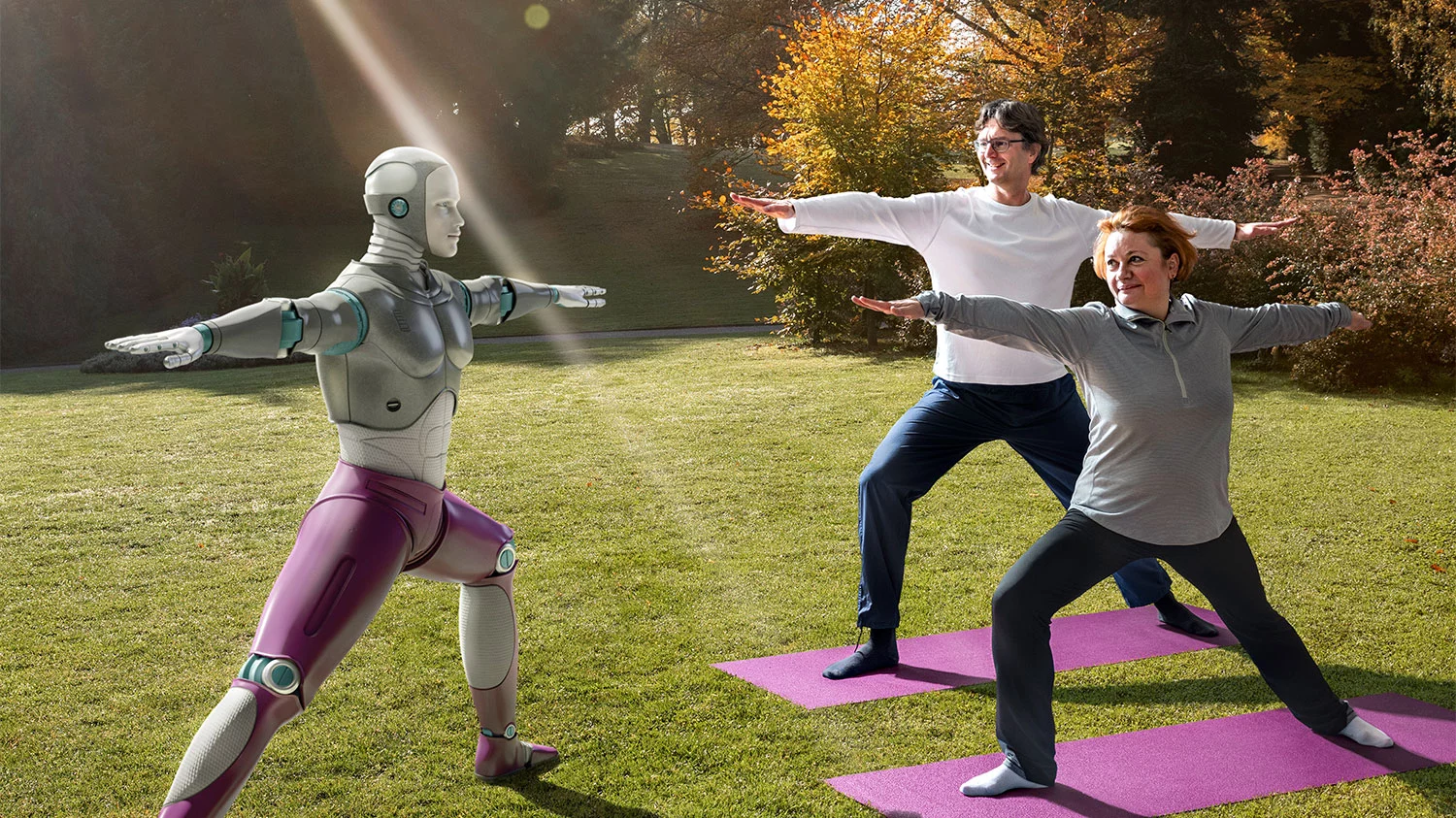 C-3PSI, Frithjof Nolting et Ekaterina Pomjakushina (de gauche à droite) (Photo: Scanderbeg Sauer Photography, object 3D et visualisation: Incursion/Manuel Guédes)