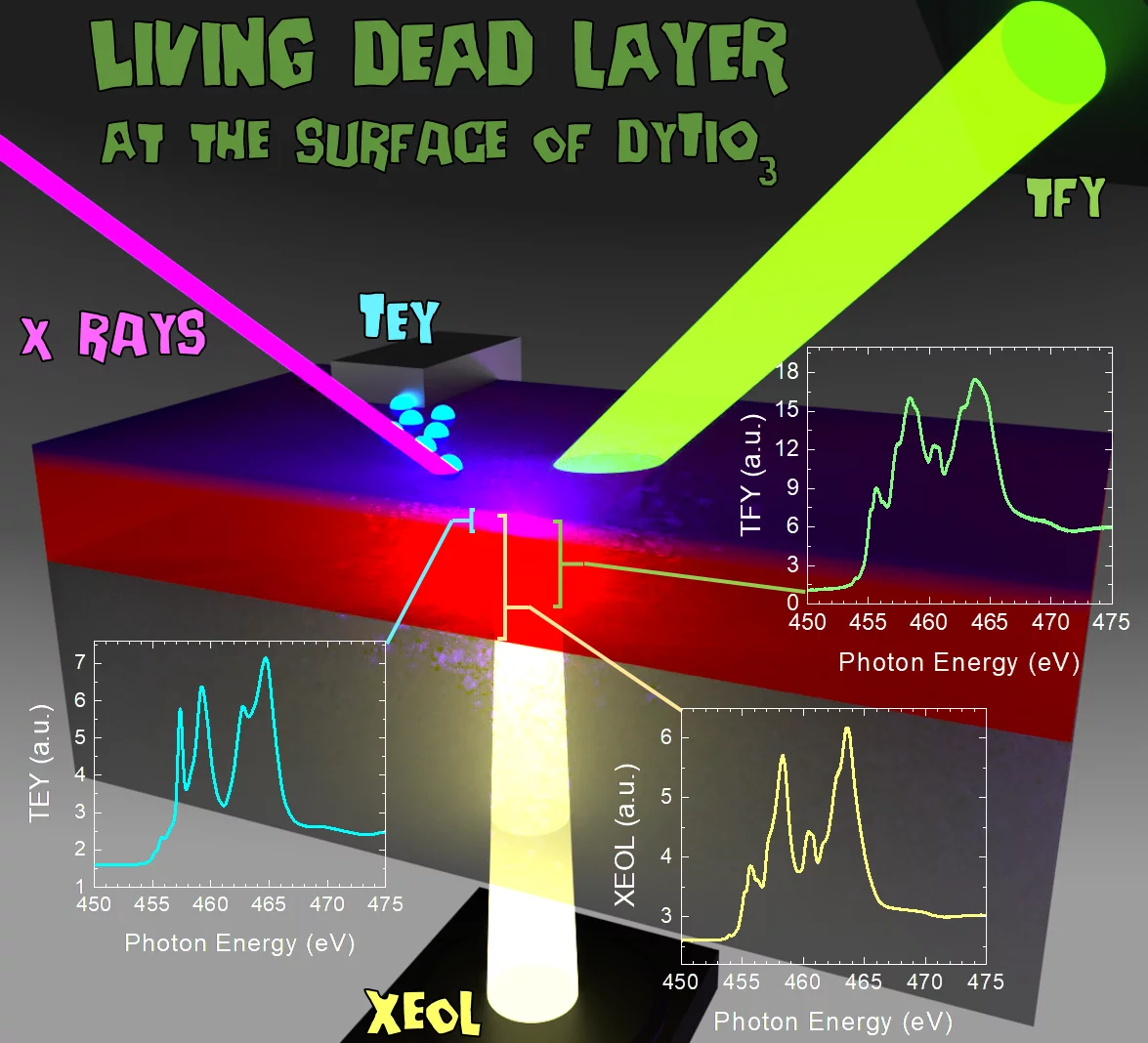 Scheme of XMCD measurements with different detection methods