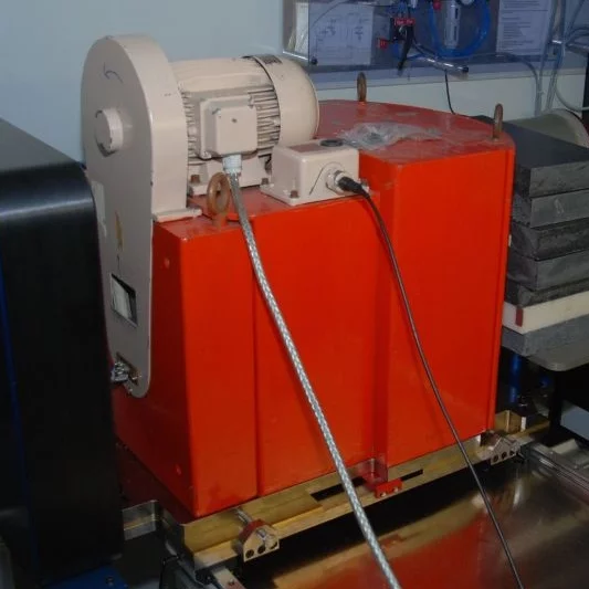 Interferometer grating box installed on the midi setup at experiment position 2.