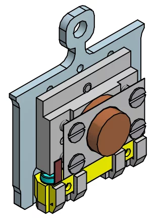 Fig. 3: Reference design for hat-shape crystals.