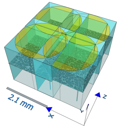 Phase contrast tomographic reconstructions of intact mouse lungs at the micrometer scale.