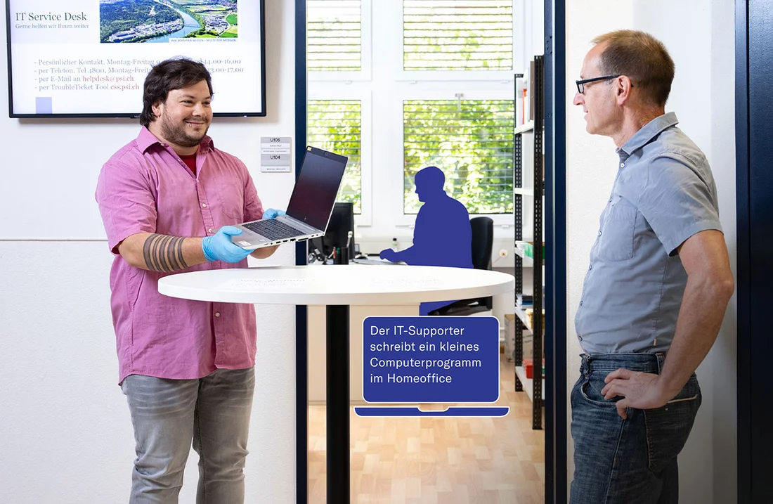 Besonders gefordert während der ausserordentlichen Lage sind die IT-Services: Um fast 2000 Mitarbeitenden Homeoffice zu ermöglichen, müssen zusätzliche Laptops und Lizenzen angeschafft werden.