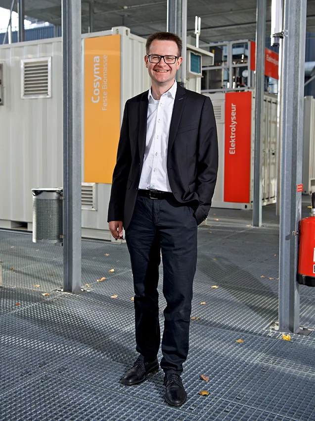 Thomas J. Schmidt an der ESI des PSI