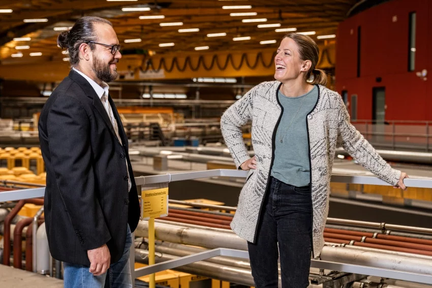 Manuel Guizar-Sicairos and Marianne Liebi are bestowed the 2021 Innovation Award on Synchrotron Radiation for the development of Small Angle Scattering Tensor Tomography (SASTT), which enables 3D mapping of nanostructures in biological specimens and complex materials - and their subsequent unerring commitment to its implementation.