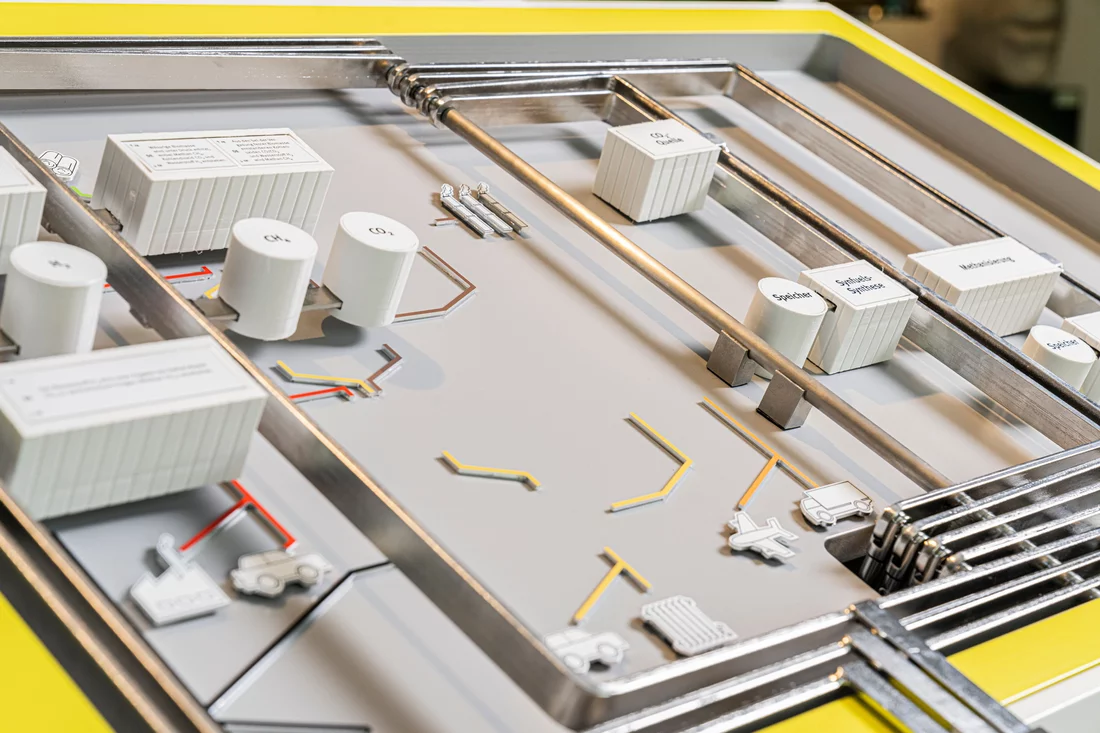 13 Themeninseln widmen sich den vielfältigen Forschungsthemen am PSI von der Energiespeicherung über die Medizin der Zukunft bis zur Entwicklung neuer Technologien.