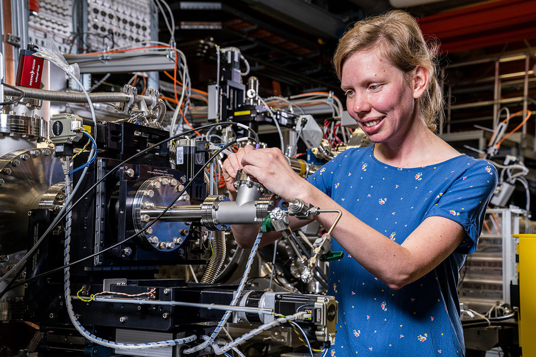 Kirsten Schnorr, group leader in photon science at PSI