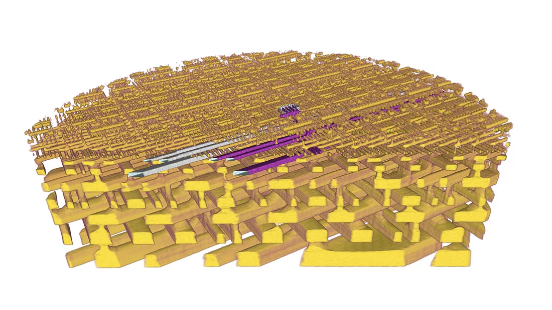 2017: 3-D X-ray image of computer chip