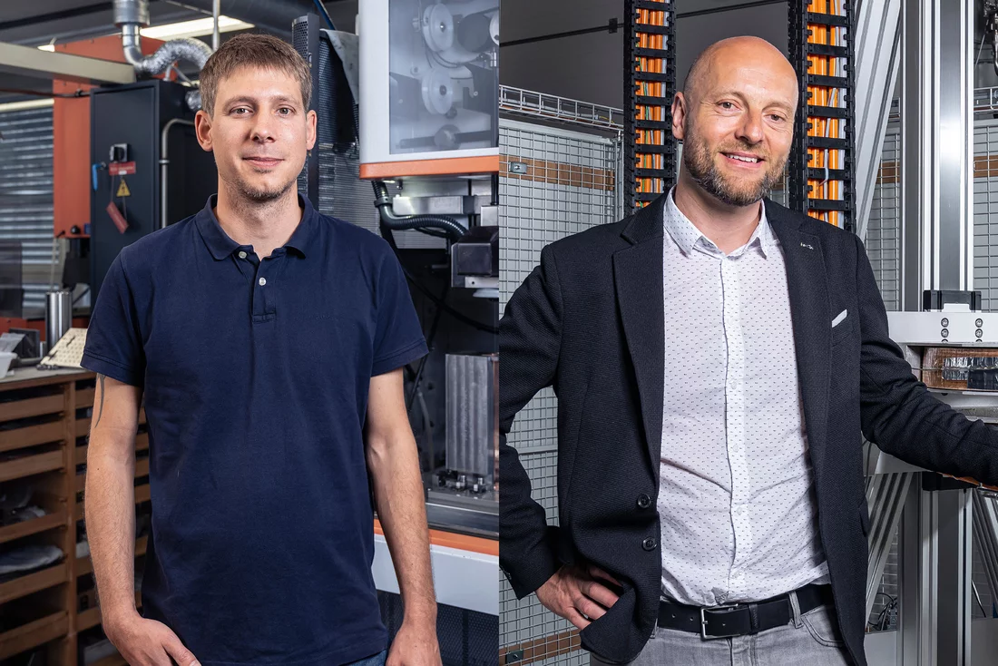 René Sieber (left) and Romain Ganter