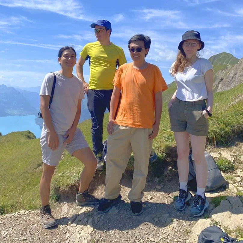 A picture of us on a hike