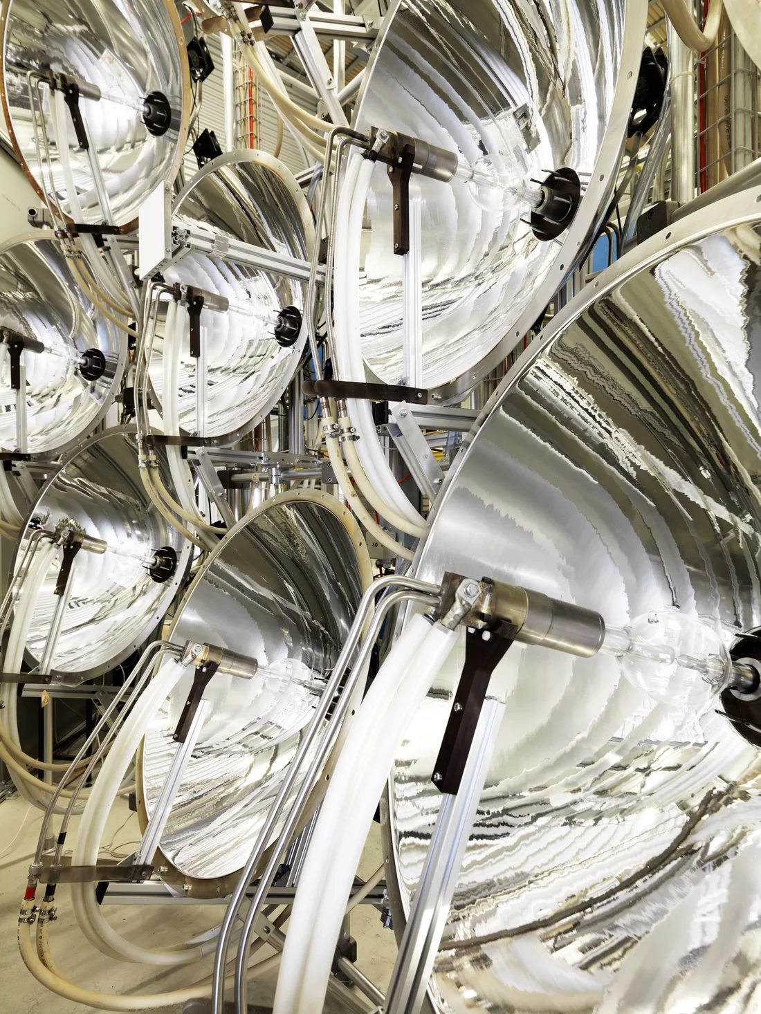 Part of PSI's solar simulator used to produce artificial sunlight for experiments on the application of solar energy