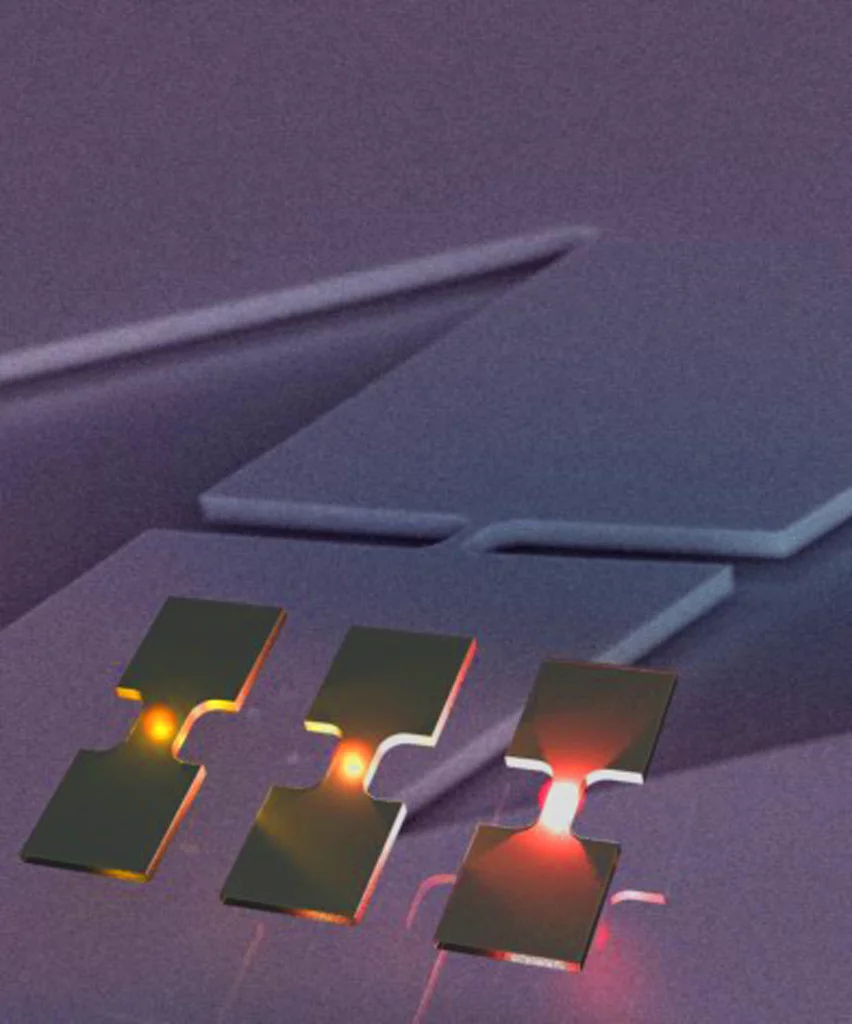 Leuchtende Germanium-Brücken.