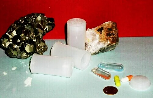 Quartz Vials are also used