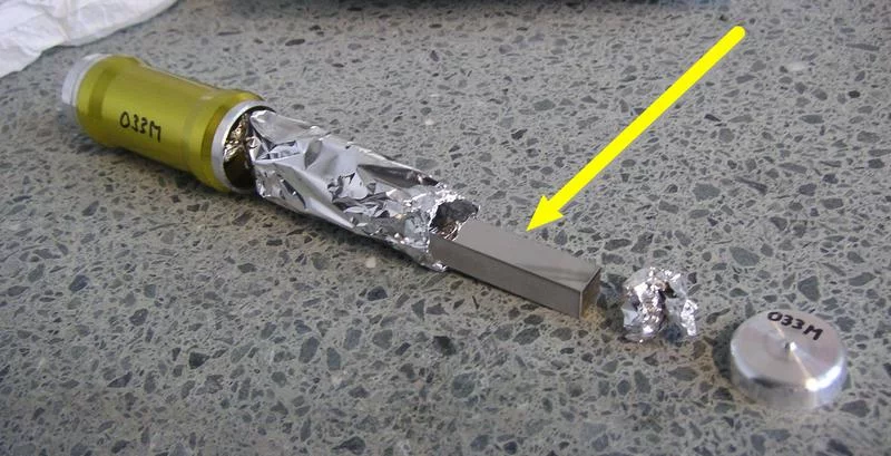 Probe ohne primären Behälter