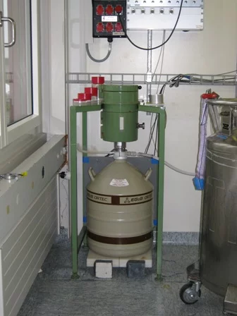 HPGe-Detektor zur Gammaspektroskopie