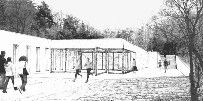 Sketch of SwissFEL facility