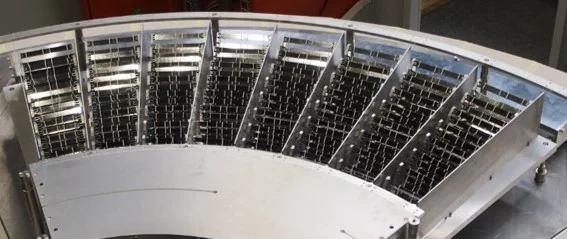 Picture View of the assembling of all crystals