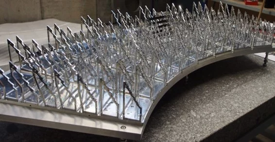 Picture High accuracy manufactured crystal holders of CAMEA