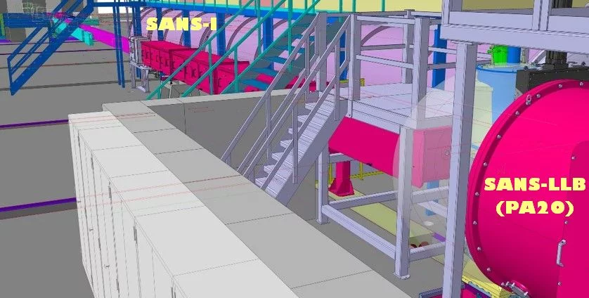 Drawing neutron guide of SANS-LLB