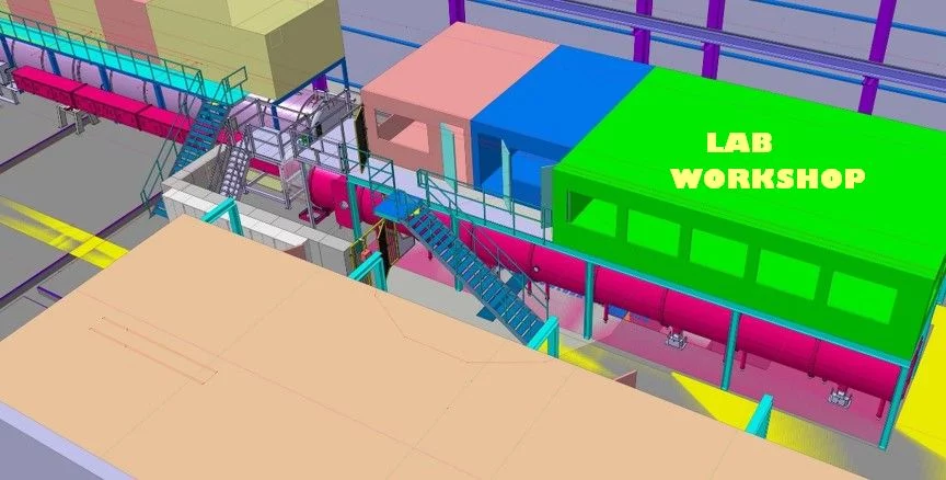 Drawing Lab/Workshop above SANS-LLB detector tank