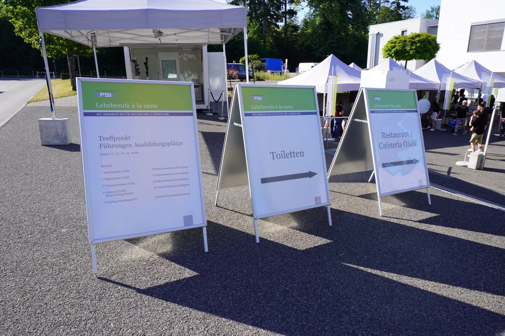 Berufsbildung den Besuchern nähergebracht