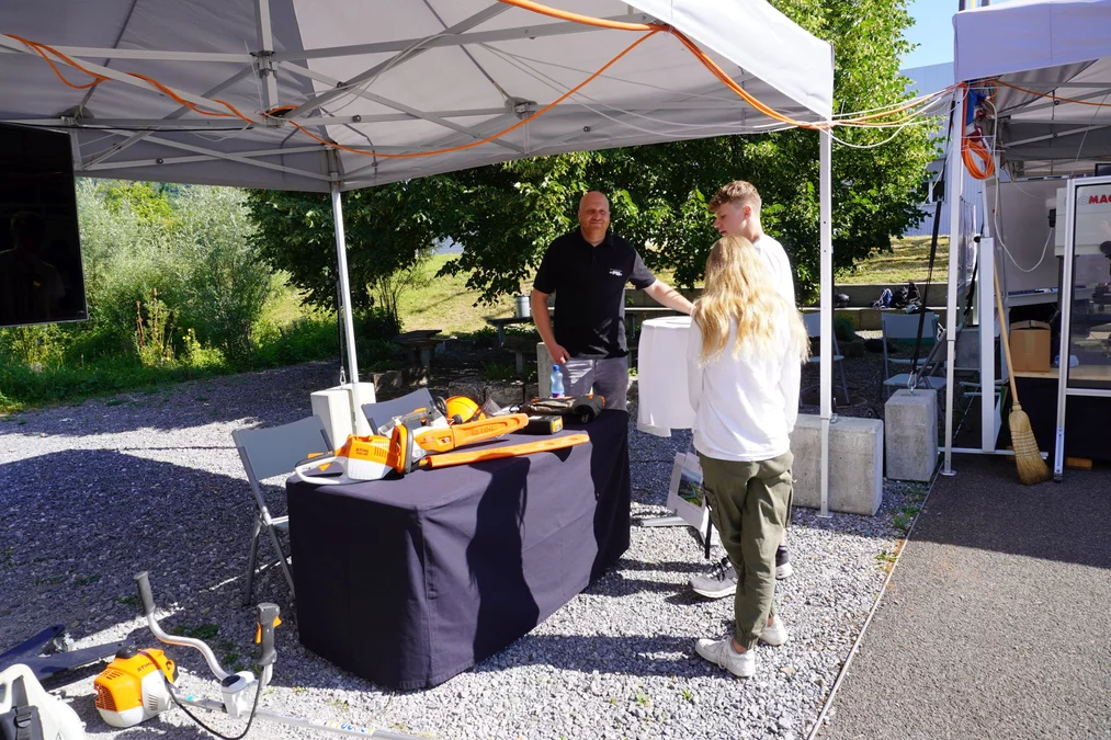 Berufsbildung den Besuchern nähergebracht