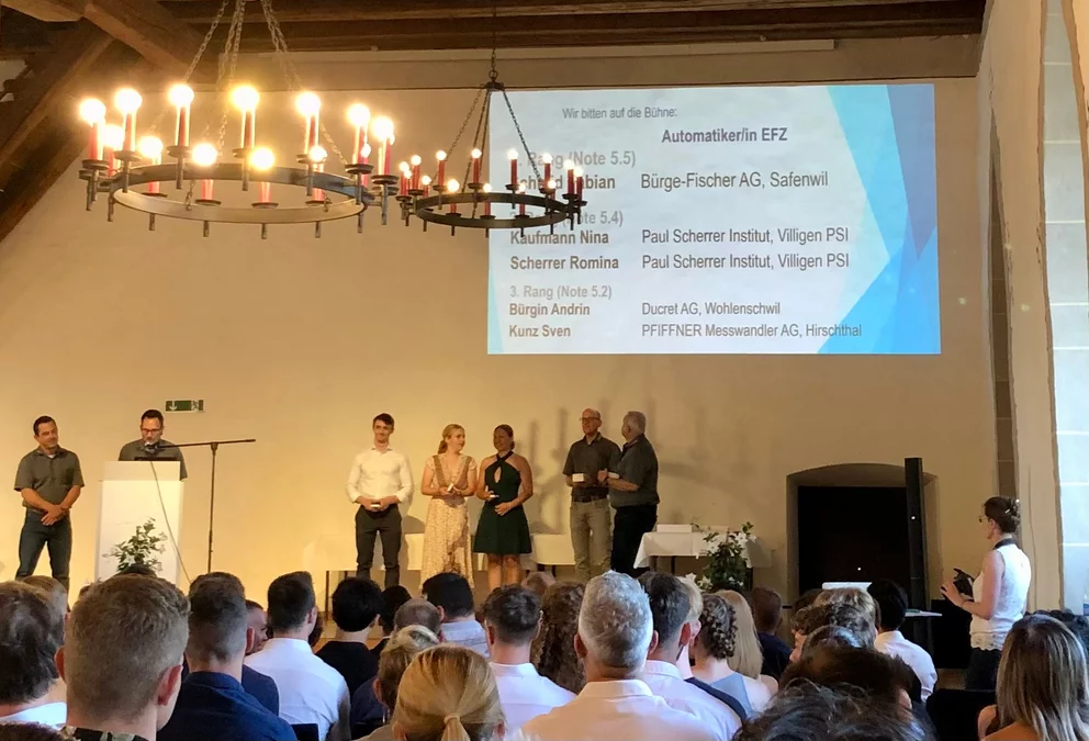 Lehrabschlussfeier Swissmechanic (Sektion Aargau)  2023
