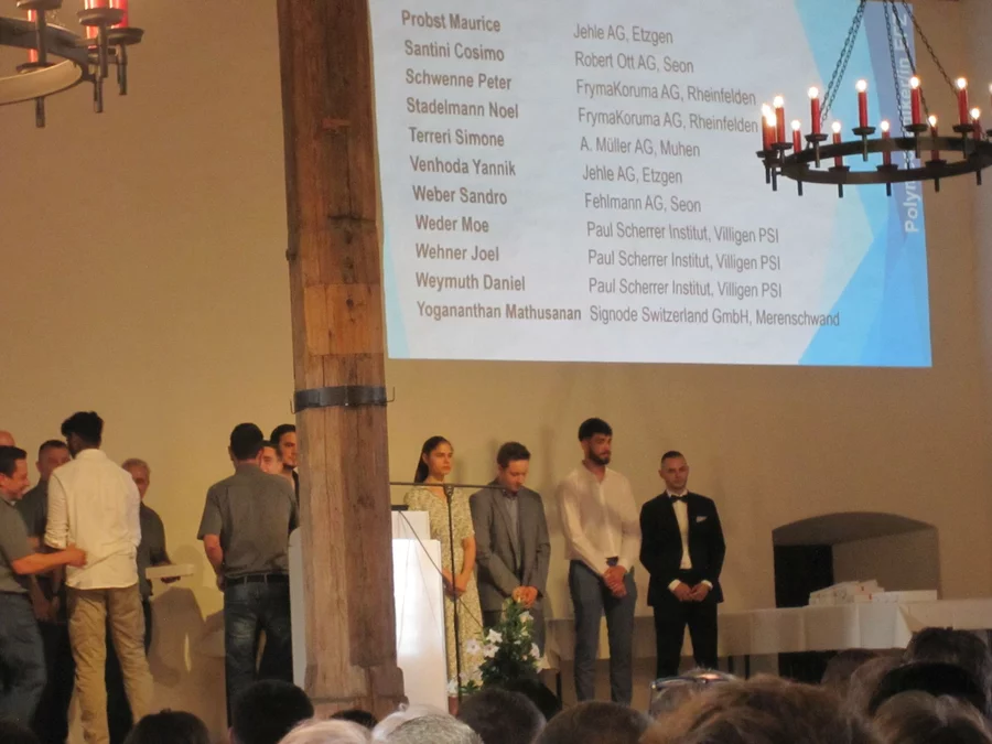 Lehrabschlussfeier Swissmechanic (Sektion Aargau)  2023