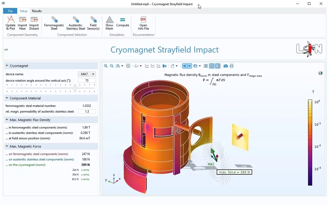 Screenshot setup computed