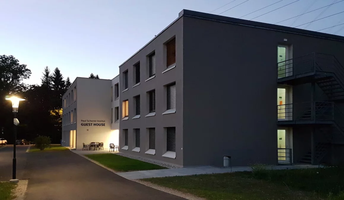 guest house by night 