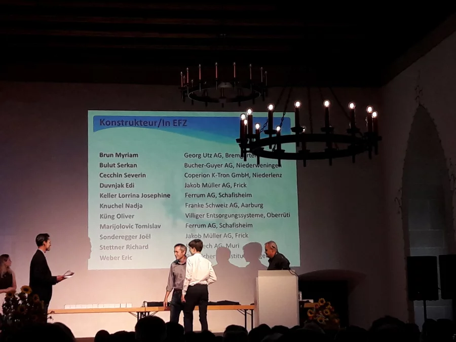 EFZ-Übergabe an Eric