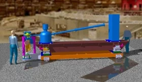 Figure 2: RIXS spectrometer on the rotating platform