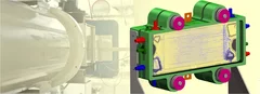 Neutron radiography of a full size automotive fuel cell at the NEUTRA beam line