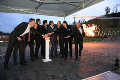 Lighting ceremony of the PARK INNOVAARE symbol & groundbreaking of the new innovation campus.