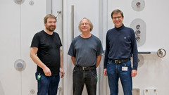 Georg Bison (links), Bernhard Lauss (Mitte) und Klaus Kirch