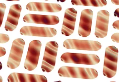 Spin wave modes in a chiral artificial spin system. 