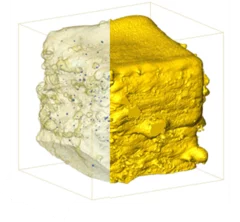 Additively manufactured gold cube [3]