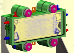  Imaging of the AutoStack-Core fuel cell (300 cm2 active area) 