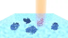 electron diffraction of single molecules