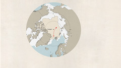 Während der MOSAiC-Expedition liess sich das Forschungsschiff Polarstern im arktischen Winter einfrieren und mit der Eisdrift bis zum Frühjahr entlang der rot weingezeichneten Route mitführen. 