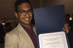 Award winner Sahan Ranamukhaarachchi