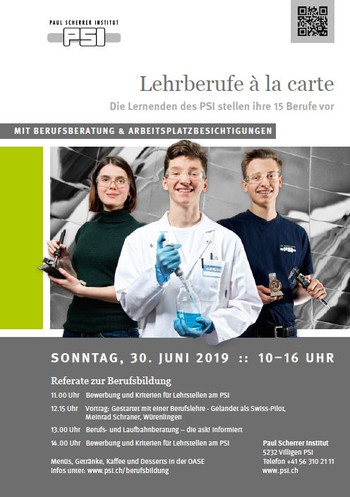 Flyer Lehrberufe à la carte 2019