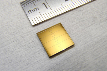 Pixeldetektor aus Cadmiumtellurid, entwickelt am PSI